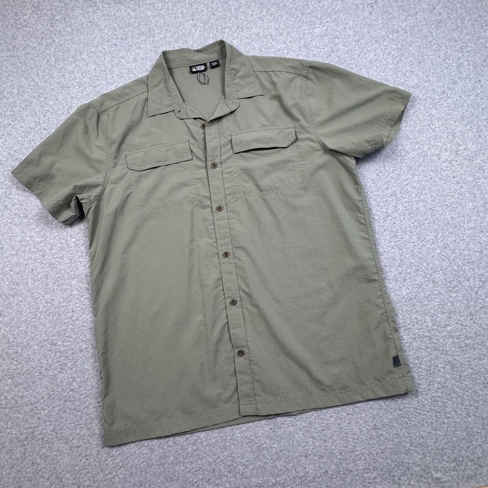 Eastern Mountain Sports EMS‎ Vented Shirt Mens Large Outdoors Fishing Button Up
